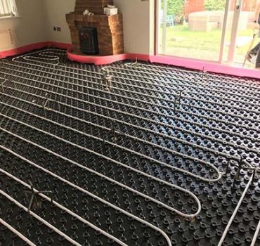 under floor heating pipes laid co-dunkall