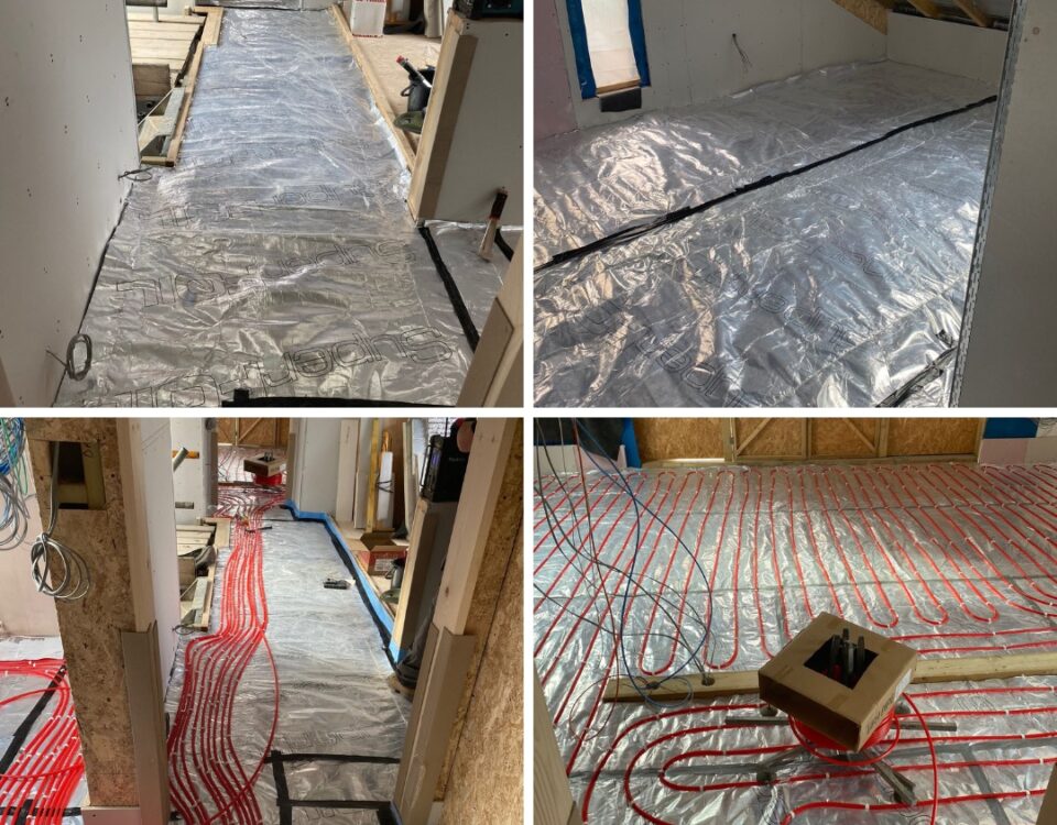 screed for underfloor heating