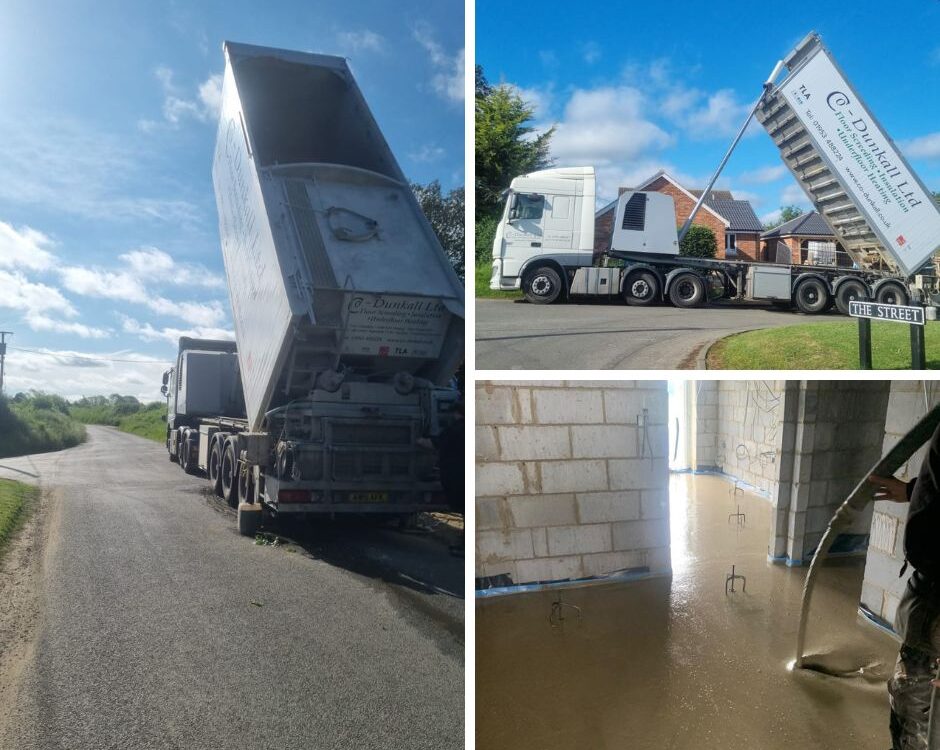 quick drying liquid screed for underfloor heating